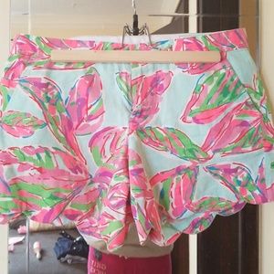 Lilly Pulitzer Scalloped Shorts